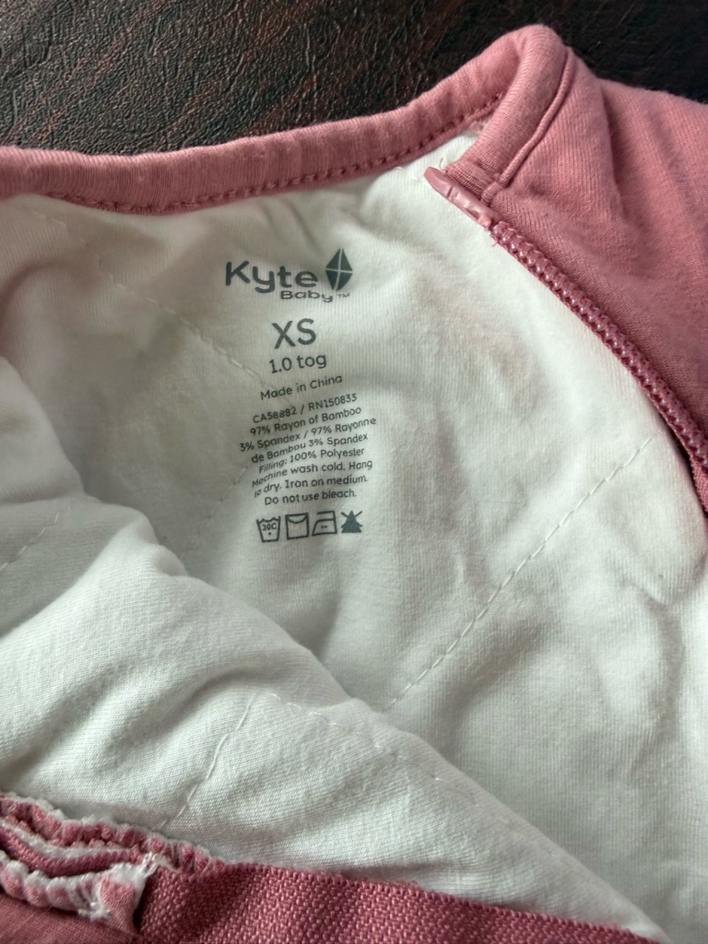 Kyte BABY Hot Pink & Light Pink Infant Sleep Sack - Picture 3 of 4